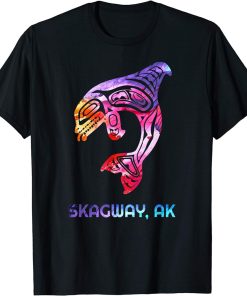 Skagway Alaska PNW Native American Indian Orca Killer Whale T-Shirt